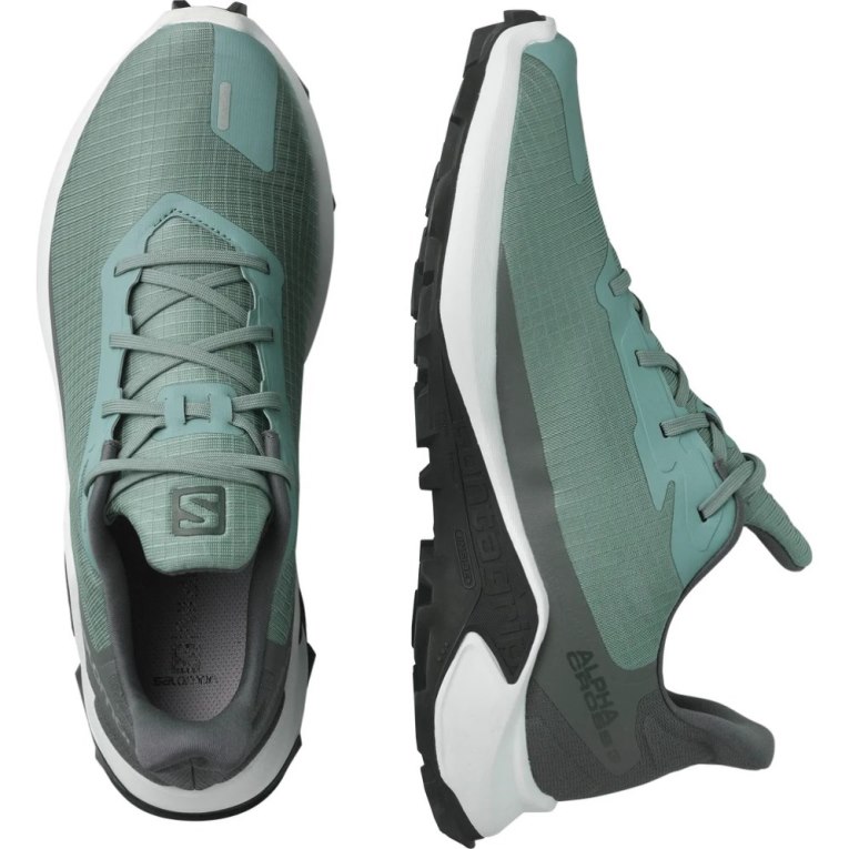 Tenis Para Trail Running Salomon Alphacross 3 Hombre Verde Menta | MX YNKD842